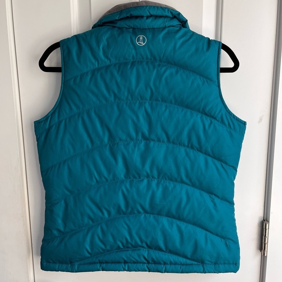 Lands End Down Puffer Vest Teal Women’s XS Winter Snow Wear Warm Lightweight - Picture 3 of 4